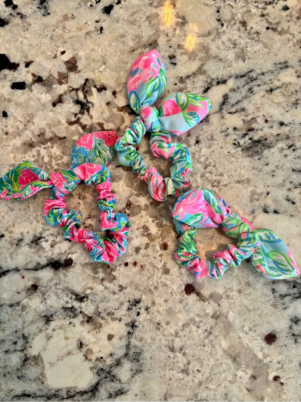 Lilly Pulitzer hair scrunchie bundle lot of 3